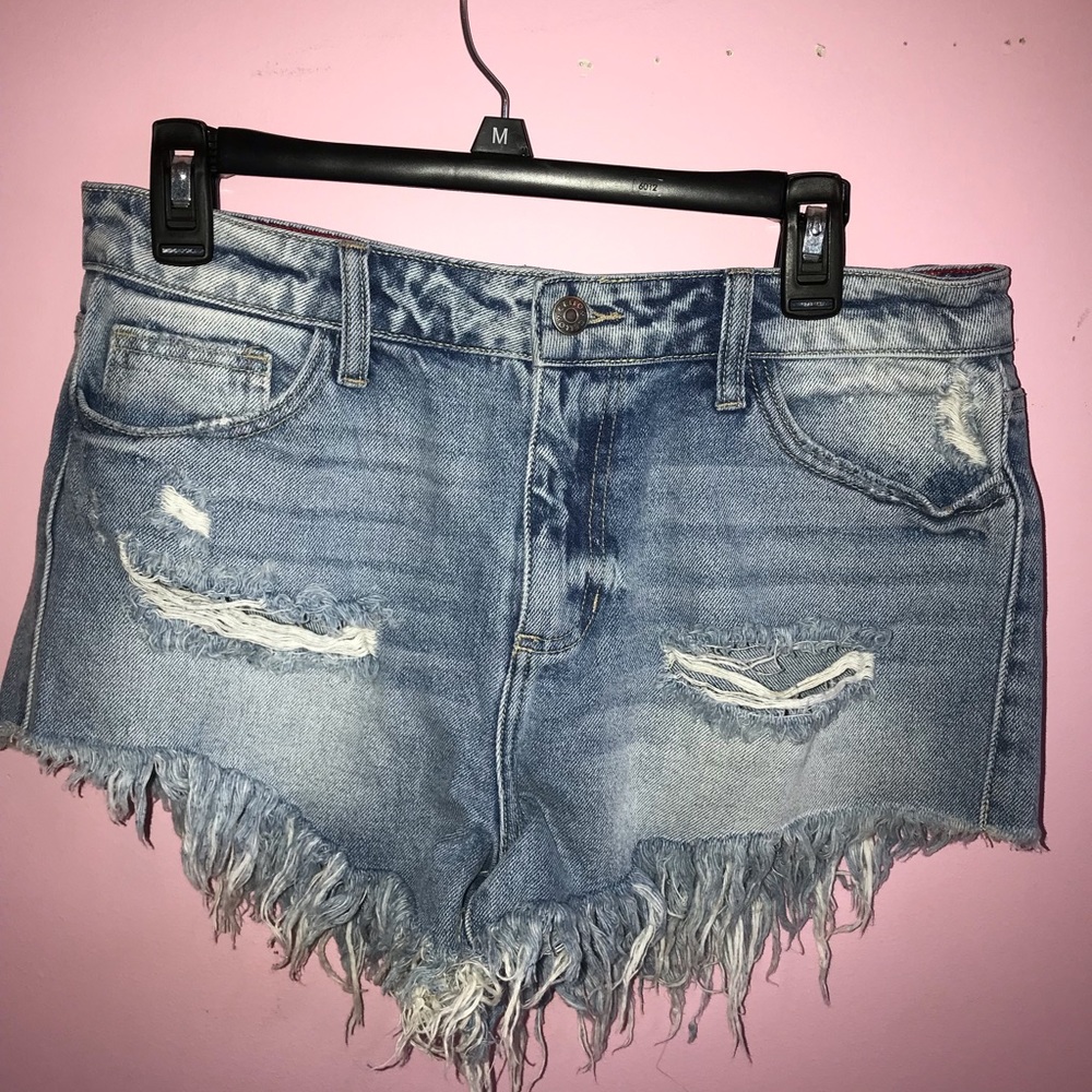 Denim shorts